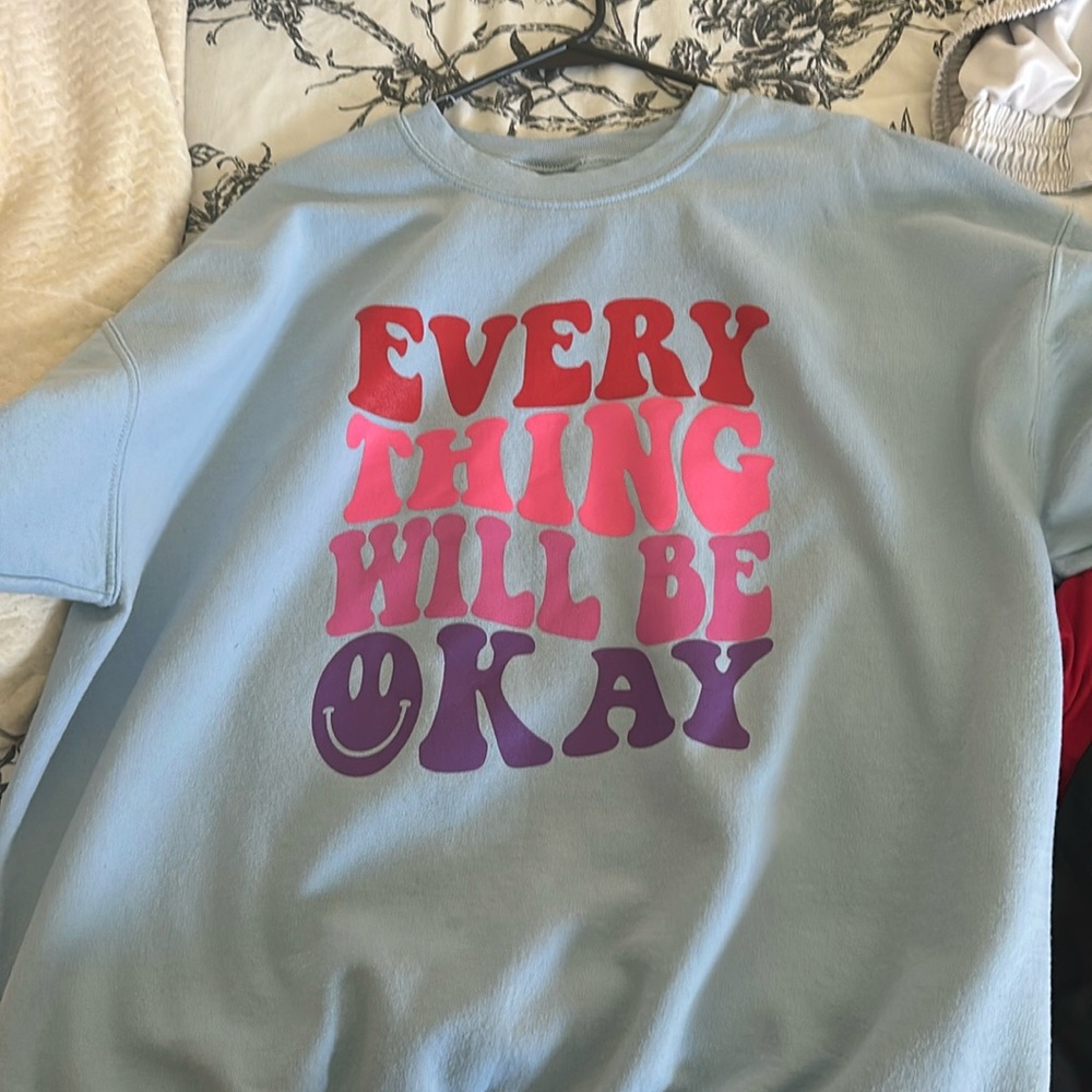 Inspiration sweatshirt “everything will be okay” GILDAN